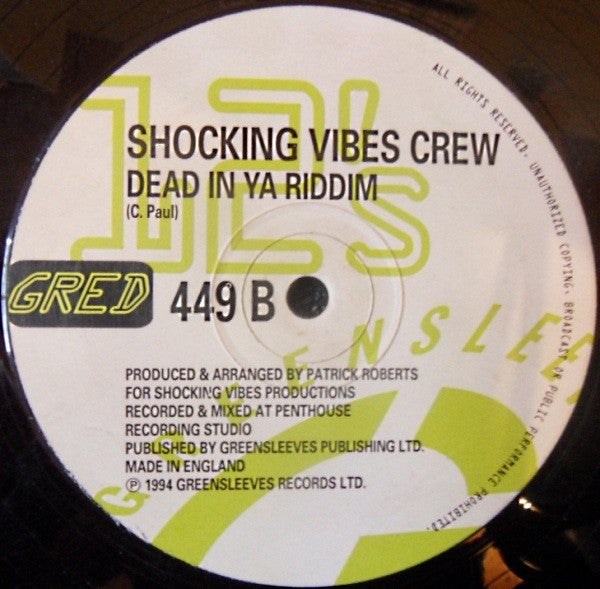 Silver Cat (2) / Shocking Vibes Crew* : Dead In Ya (12")