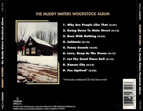 Muddy Waters : The Muddy Waters Woodstock Album (CD, Album, RE, RM)