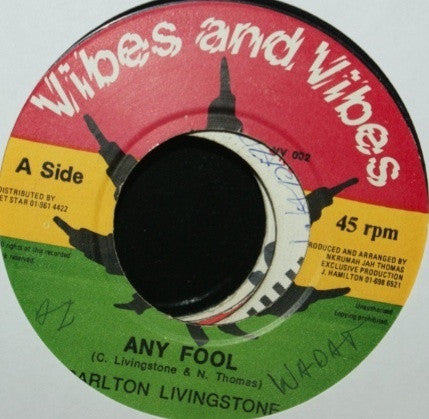 Carlton Livingstone* : Any Fool (7")