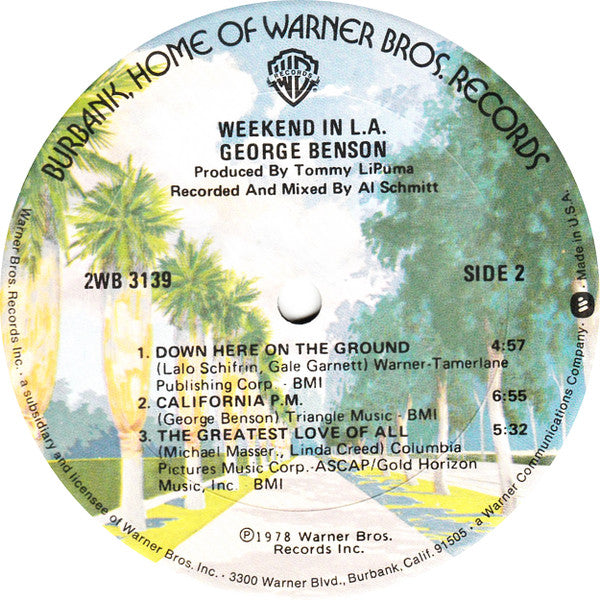 George Benson : Weekend In L.A. (2xLP, Album, Gol)