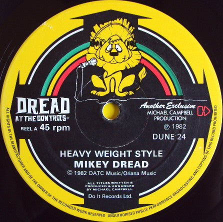 Mikey Dread : Heavy Weight Style / Rub-A-Dub (10")