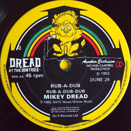 Mikey Dread : Heavy Weight Style / Rub-A-Dub (10")