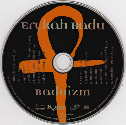 Erykah Badu : Baduizm (CD, Album)