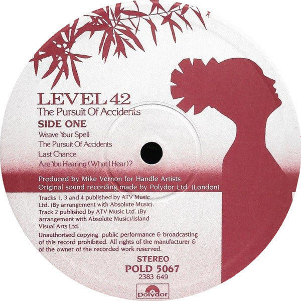 Level 42 : The Pursuit Of Accidents (LP, Album)