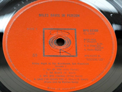 Miles Davis : In Person, Friday Night At The Blackhawk, San Francisco, Volume I (LP, Album, Mono, RE)