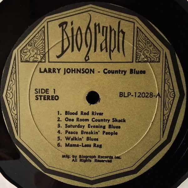 Larry Johnson (6) : Country Blues (LP, Album)