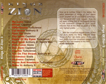 Various : Kings Of Zion Vol. III (CD, Album, Comp)