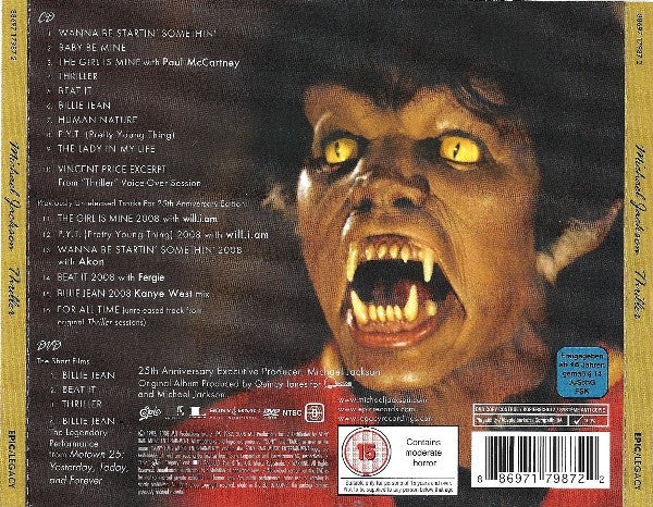 Michael Jackson : Thriller 25 (CD, Album, RM + DVD-V, NTSC)