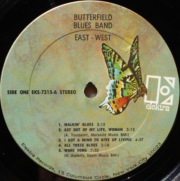 The Butterfield Blues Band* : East-West (LP, Album, RE, Ter)