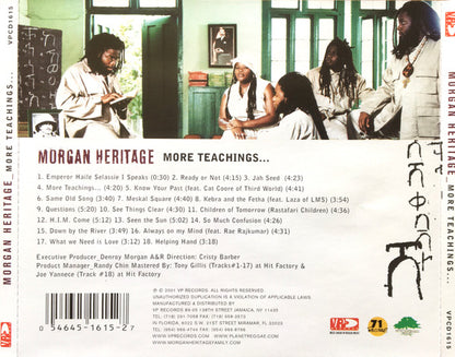 Morgan Heritage : More Teachings (CD, Album, RE)