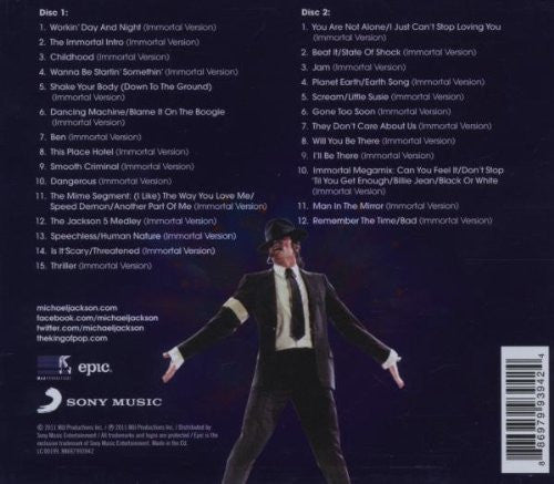 Michael Jackson : Immortal (2xCD, Album, Dlx, Blu)