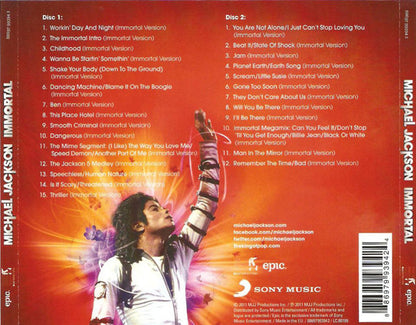 Michael Jackson : Immortal (2xCD, Album, Dlx, Blu)