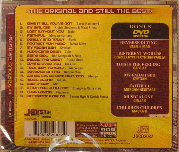 Various : Reggae Hits 37 (CD, Comp + DVD)