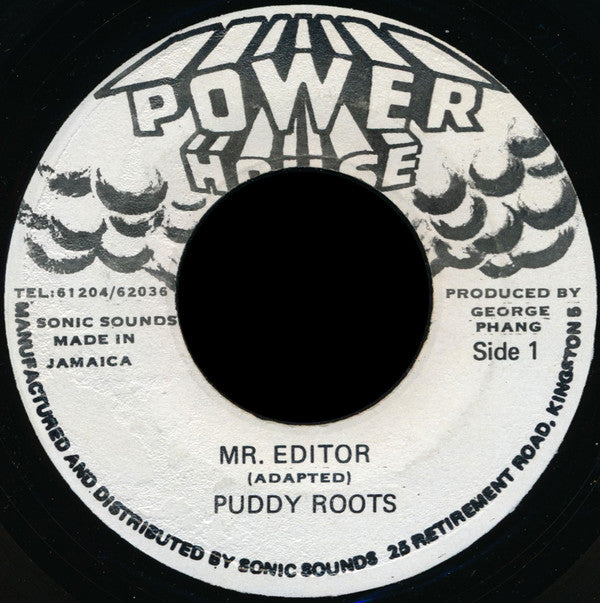 Puddy Roots : Mr. Editor (7")