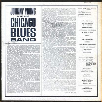 Johnny Young And His Chicago Blues Band* Featuring Otis Spann, James Cotton : Johnny Young And His Chicago Blues Band (LP, Album)