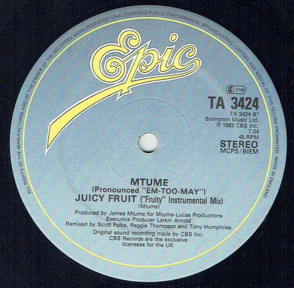 Mtume : Juicy Fruit (12")