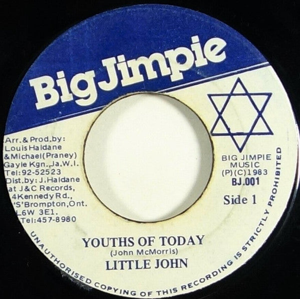 Little John : Youths Of Today (7")