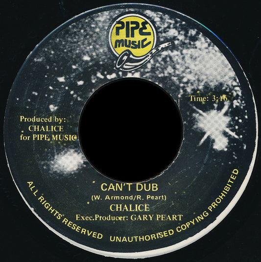 Chalice (3) : Can't Dub (7", Bla)