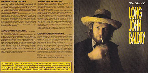 Long John Baldry : The Best Of Long John Baldry (CD, Comp)