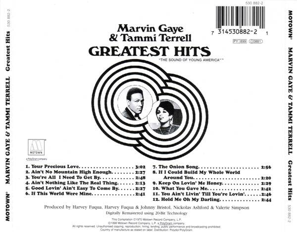 Marvin Gaye & Tammi Terrell : Greatest Hits (CD, Comp, RE, RM)