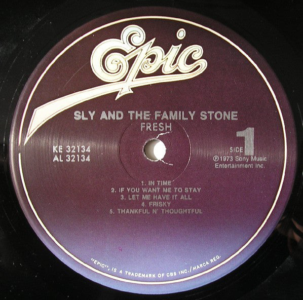 Sly & The Family Stone : Fresh (LP, Album, RE)