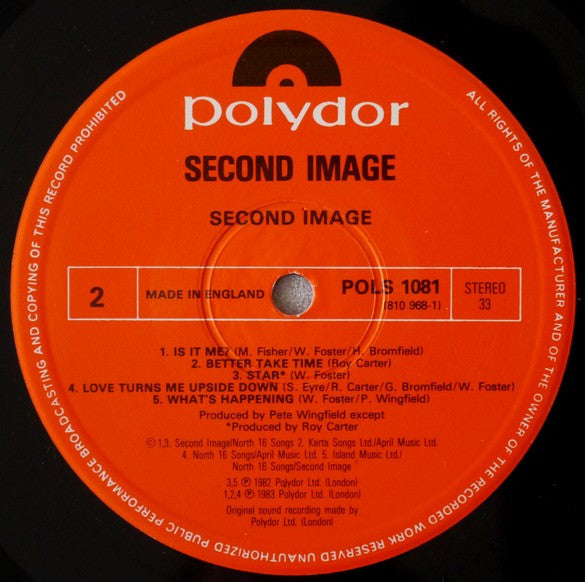 Second Image : Second Image (LP, Album)