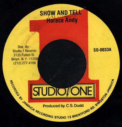 Horace Andy : Show And Tell (7")