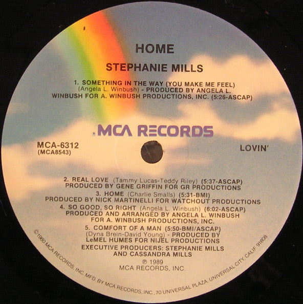 Stephanie Mills : Home (LP, Album)