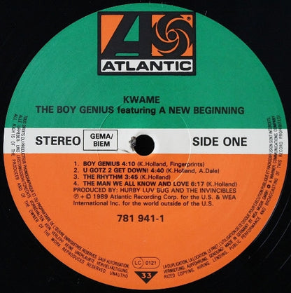 Kwamé Featuring A New Beginning : The Boy Genius (LP, Album)