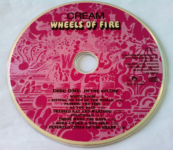 Cream (2) : Wheels Of Fire (2xCD, Album, RE, RM)