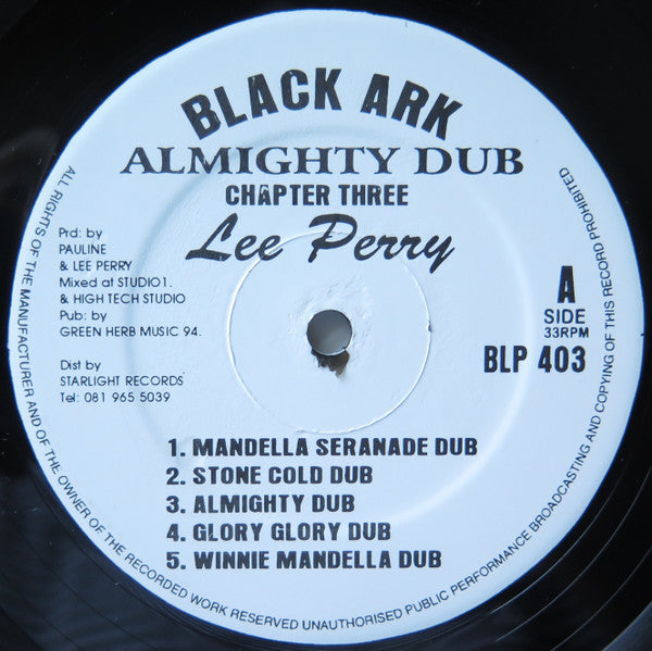 Lee Perry : Lee Perry Presents Black Ark Almighty Dub - Chapter Three (LP)