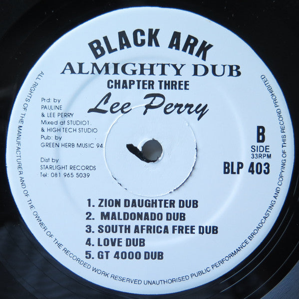 Lee Perry : Lee Perry Presents Black Ark Almighty Dub - Chapter Three (LP)