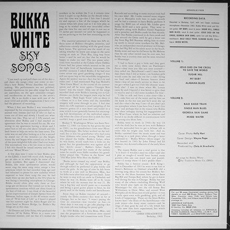 Bukka White : Sky Songs Vol. 1 (LP, Album, RE)