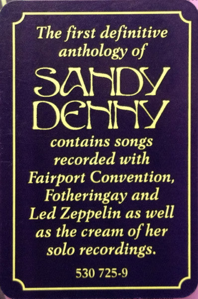 Sandy Denny : The Music Weaver (Sandy Denny Remembered) (2xCD, Comp)