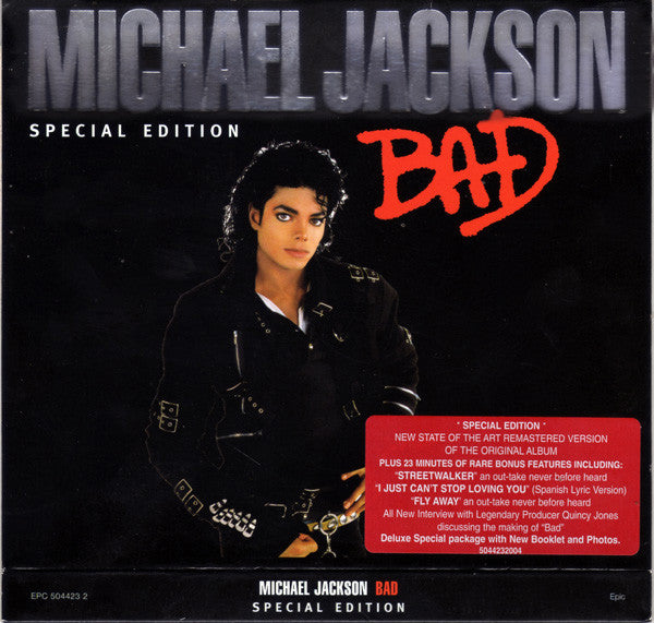 Michael Jackson : Bad (CD, Album, RE, RM, S/Edition, Sli)