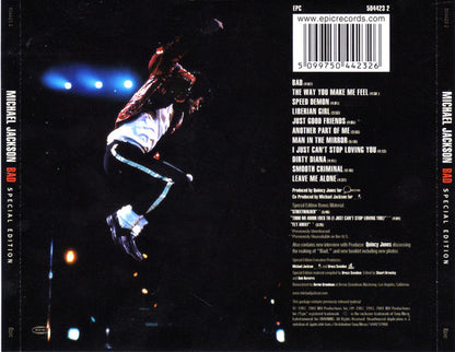 Michael Jackson : Bad (CD, Album, RE, RM, S/Edition, Sli)