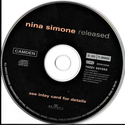 Nina Simone : Released (CD, Comp)