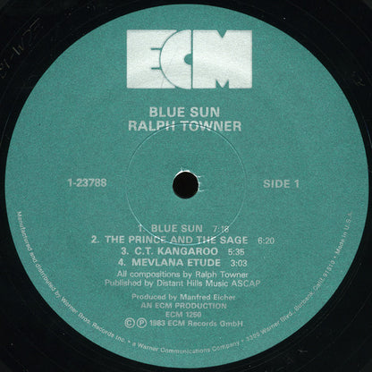 Ralph Towner : Blue Sun (LP, Album)