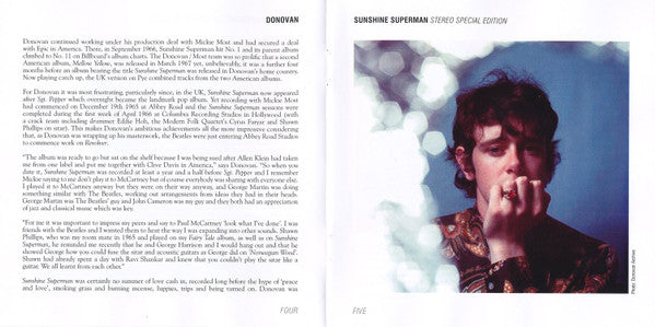 Donovan : Sunshine Superman (Stereo Special Edition) (2xCD, Album, Mono, RE, RM)