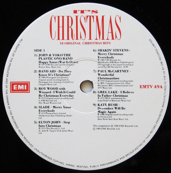 Various : It's Christmas (LP, Comp, Mono)