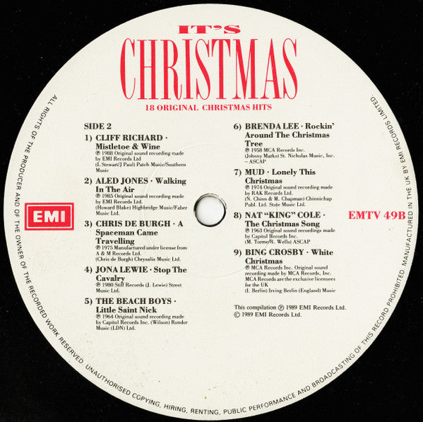 Various : It's Christmas (LP, Comp, Mono)