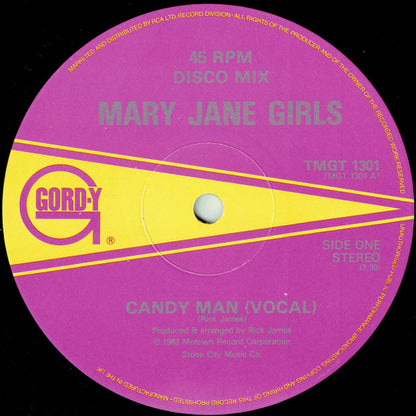 Mary Jane Girls : Candy Man (12", Single)