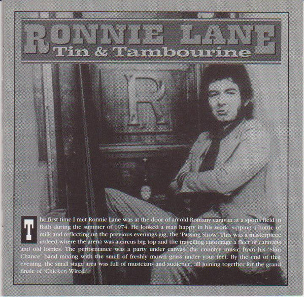 Ronnie Lane : Tin & Tambourine (CD, Comp)