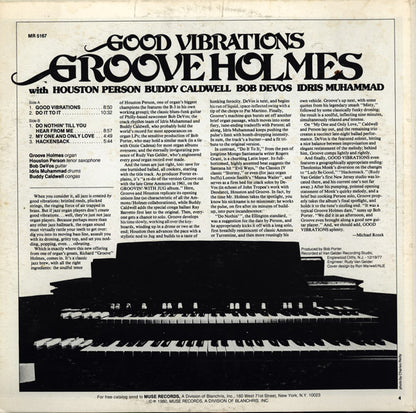 Groove Holmes* : Good Vibrations (LP, Album)