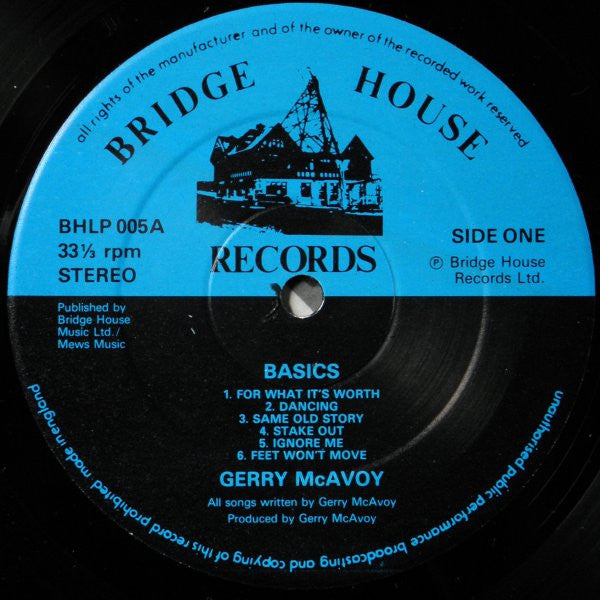 Gerry McAvoy : Bassics (LP, Album)