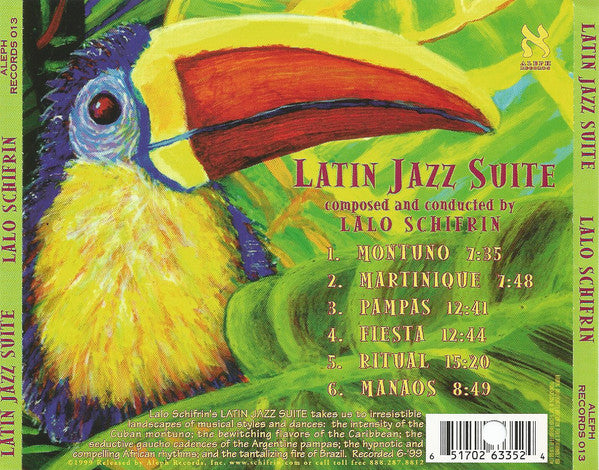 Lalo Schifrin : Latin Jazz Suite (CD, Album)