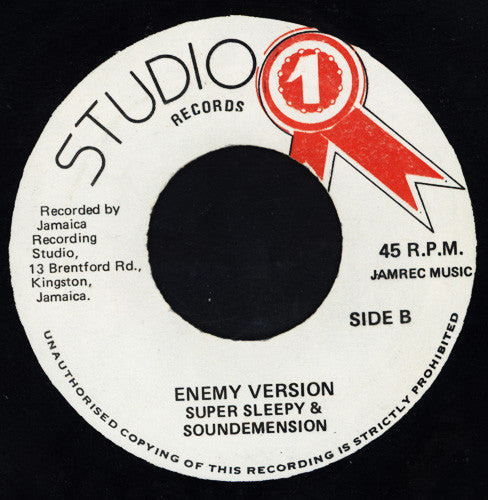 Super & Sleepy* : Enemy (7")