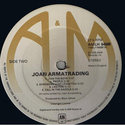 Joan Armatrading : Joan Armatrading (LP, Album)