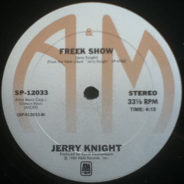 Jerry Knight : Overnight Sensation / Freek Show (12")