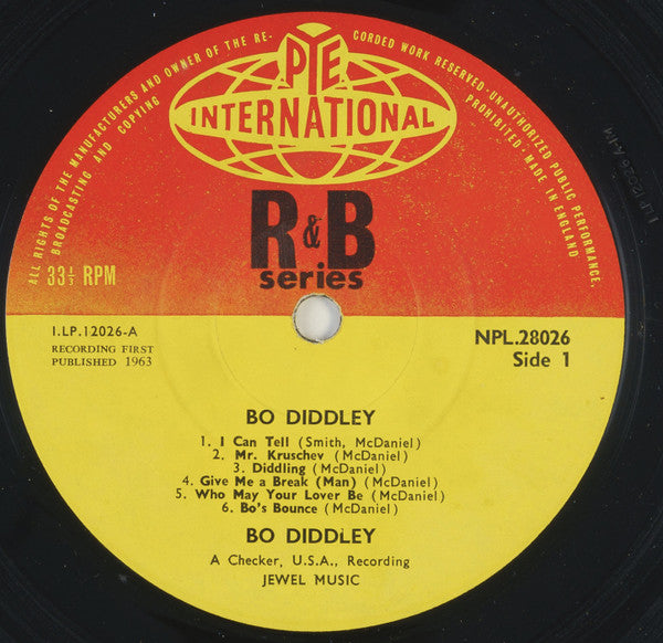 Bo Diddley : Bo Diddley (LP, Album, Mono)